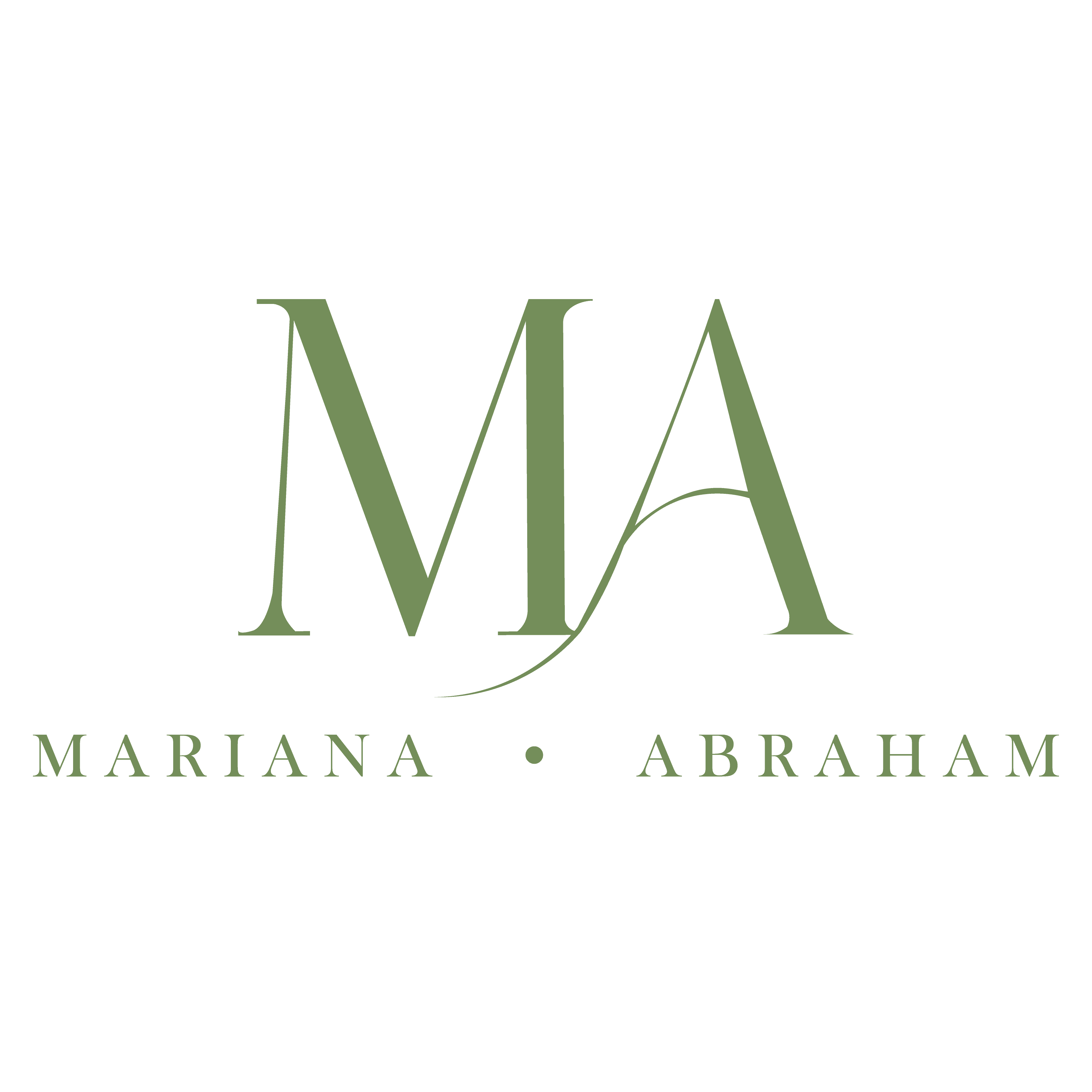 Monograma Mariana y Abraham
